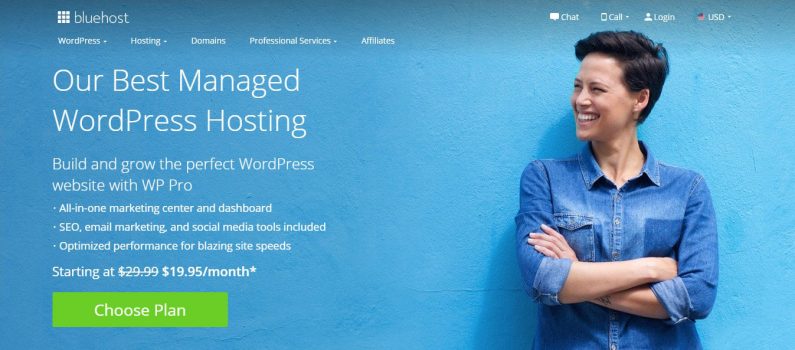 Bluehost managed WordPress Hosting Discount Deals 2021