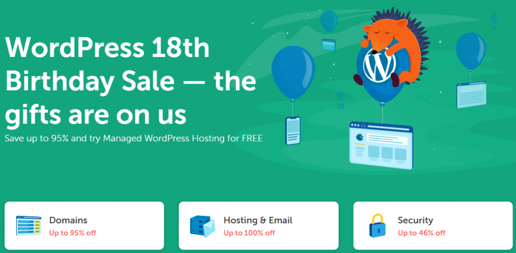 Wordpress 18Th Birthday Big Sales On Namecheap