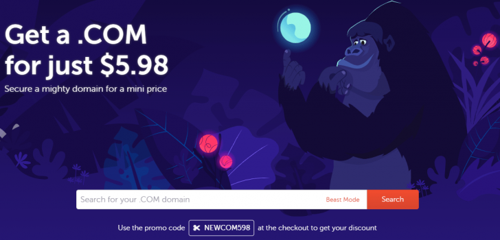 Get a .COM for just $5.98 at NameCheap Latest Coupon Code