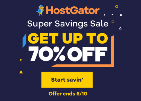HostGator Super Savings Spring Sale 2021