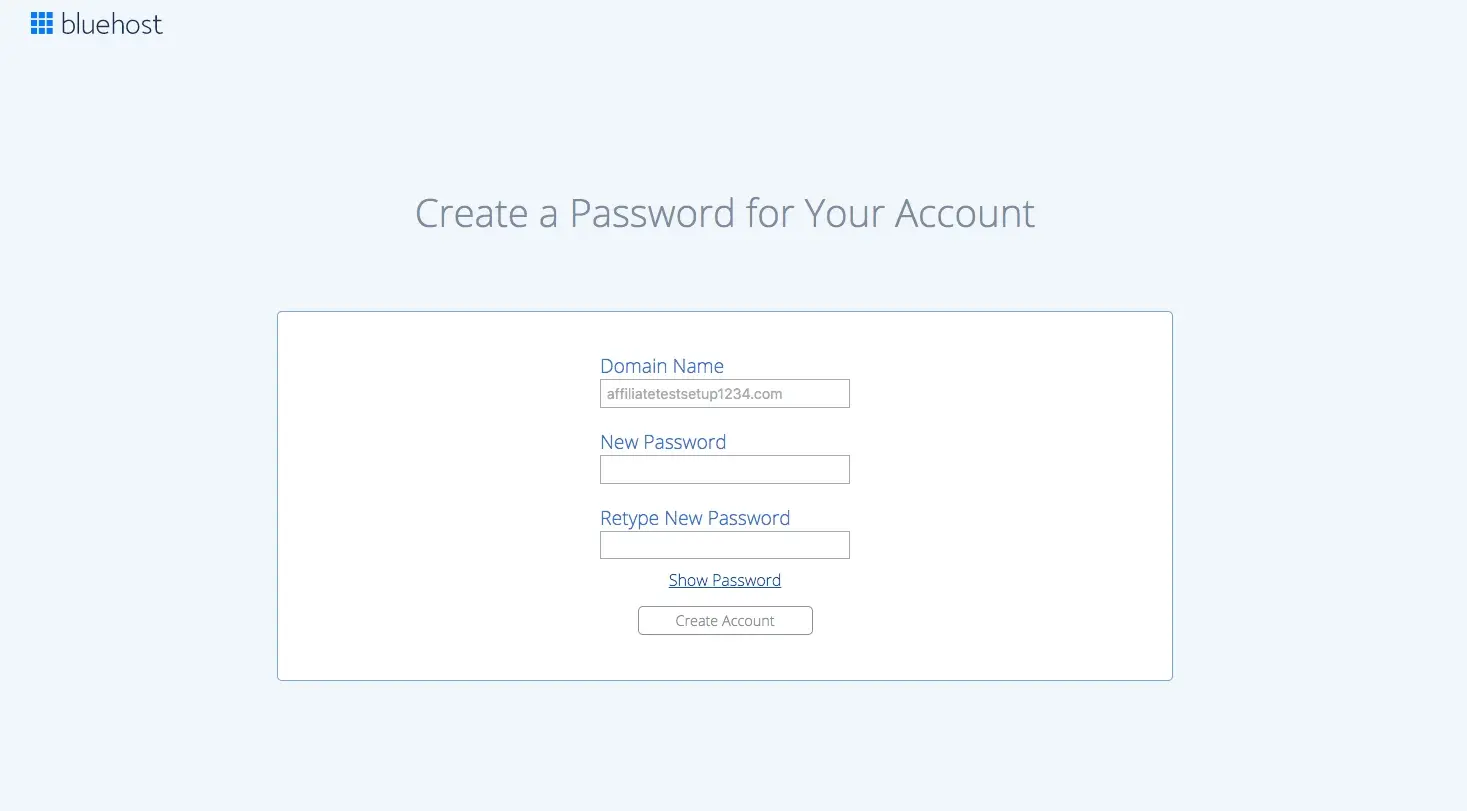 Bluehost Black Friday Sale 2022 | Cyber Monday Sales 10 Create your account password