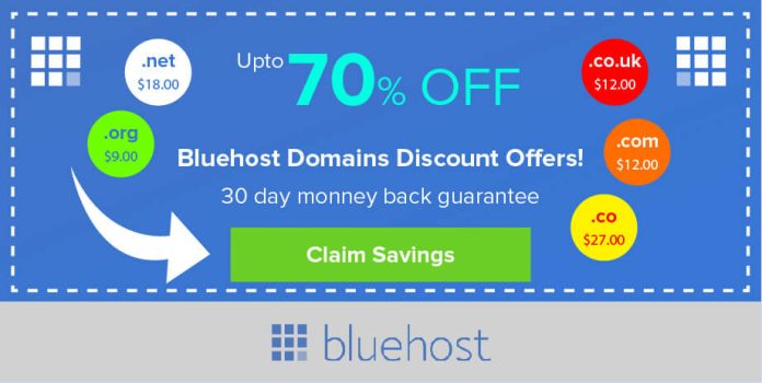 Bluehost Domain Discount Offers