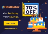 HostGator Birthday Sale 2022 | 70% Off + Free Domain + SSL