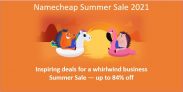 Get 85% off by NameCheap Summer Sale 2021| Limited Time