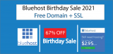 Bluehost Birthday Sale 2022 |Get 67% Off + Free Domain (Verified)